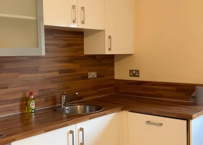 King Bed Just 8 Minutes To Airport Lejlighed